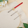 Punch Embroidery Needle Pen & Easy Automatic Threader Set DIY-WH0453-88A-4