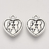 Tibetan Style Alloy Pendants TIBEP-T009-13AS-RS-2