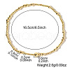 3Pcs Brass Round Beads Stretch Bracelets for Women WV3969-5