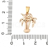 Brass Pendants KK-Q096-11G-3