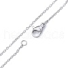 304 Stainless Steel Cable Chains Necklace for Men Women NJEW-N050-A02-S12-2