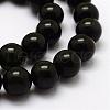 Natural Green Eyes Obsidian Beads Strands G-G685-10mm-3