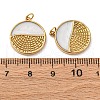 304 Stainless Steel Enamel Pendants STAS-U061-31G-A-3