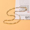 304 Stainless Steel Cable Chain Necklaces NJEW-JN03628-02-1
