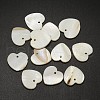 Shell Heart Pendants SHEL-P003-18-1