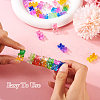 45Pcs 9 Colors Transparent Resin Cabochons CRES-TA0001-19-5