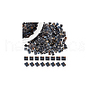  300Pcs 2-Hole Glass Seed Beads SEED-NB0002-12-7
