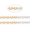 Two Tone 304 Stainless Steel Cable Chains CHS-B001-14-4