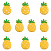 CHGCRAFT 10Pcs Food Grade Eco-Friendly Silicone Focal Beads SIL-CA0001-58-1