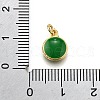 Brass Enamel Charms KK-C106-06G-4