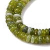Natural Xiuyan Jade Beads Strands G-L624-H05-6x2mm-4