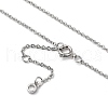 Cube Micro Pave Cubic Zirconia Pendant Necklaces & Bracelets Sets SJEW-JS01116-01-4