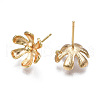 Brass Earring Findings KK-S356-362-NF-2