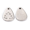 Non-Tarnish 304 Stainless Steel Pendants STAS-O145-42P-2