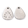 304 Stainless Steel Pendants STAS-O145-42P-2