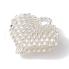 Seed Beads Beaded Charms PALLOY-MZ00262-05-4
