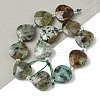 Natural African Turquoise(Jasper) Beads Strands G-D316-A03-1