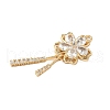Brass Micro Pave Cubic Zirconia Pendants KK-S531-13G-B-2
