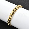 304 Stainless Steel Rectangle Link Chain Braceletes for Women BJEW-R022-01G-3