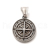 304 Stainless Steel Pendants STAS-Z110-15AS-1