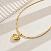 Stainless Steel Sweet Heart Pendant Necklaces for Women DK9746-4