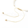 Adjustable Nylon Thread Braided Bead Bracelets Set BJEW-JB06450-10