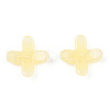 Spray Painted Glass Beads GLAA-N035-012-A01-3