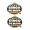 Cinco De Mayo Theme Alloy Enamel Pendants ENAM-V001-05I-G-1