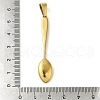 PVD Vacuum Plating 304 Stainless Steel Big Pendants STAS-B069-01G-01-3