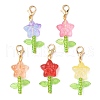 Flower Pendant Decorations HJEW-JM03272-02-2