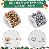 SUNNYCLUE 20M 2 Colors Plastic Round Beaded Link Chains DIY-SC0024-97A-2