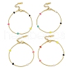 Ion Plating(IP) 304 Stainless Steel Snake Chain Bracelets for Women BJEW-K254-19G-01-1