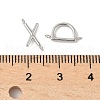 26Pcs 26 Styles 304 Stainless Steel Initial Connector Charms STAS-L022-517P-3