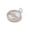 Mother's Day Brass Micro Pave Cubic Zirconia Pendants KK-A207-06P-2