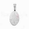 304 Stainless Steel Pendants STAS-H355-31-2