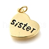 Brass Enamel Pendants KK-D362-03G-2