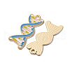 Chemistry Theme Alloy Enamel Pendants ENAM-V002-01K-KCG-2