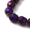 Electroplated Non-Magnetic Synthetic Hematite Beads Strands G-P518-05I-01-3