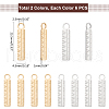 Unicraftale 12Pcs 2 Colors 304 Stainless Steel Pendants FIND-UN0003-79-3