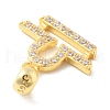 925 Sterling Sliver Micro Pave Clear Cubic Zirconia Pendants STER-Z012-06G-12-2