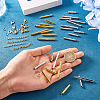  Jewelry Iron Slide On End Clasp Tubes FIND-PJ0001-01-15
