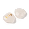 Natural Quartz Crystal Heart Engraving MBTI Figurines Statues for Home Office Desk Decorations X1-G-K353-05J-2