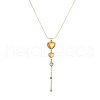 Stainless Steel Tassel Pendant Necklaces for Women PW-WG25FB6-02-1
