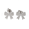 Non-Tarnish Plating 304 Stainless Steel Stud Earrings for Women EJEW-S233-01P-01-1
