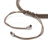 Natural Cowrie Shell Braided Bead Bracelets for Women BJEW-JB11765-02-4