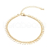 Brass Charm Anklets AJEW-AN00425-1