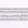 Tarnish Resistant 304 Stainless Steel Cable Chains CHS-H017-01P-20M-1