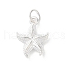 925 Sterling Silver Starfish Pendants STER-E071-02S-01-1