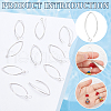 BENECREAT 5 Pairs 925 Sterling Silver Earring Hooks STER-BC0002-22B-4