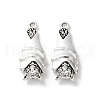 Tibetan Style Alloy Pendants X-TIBE-B002-02AS-1